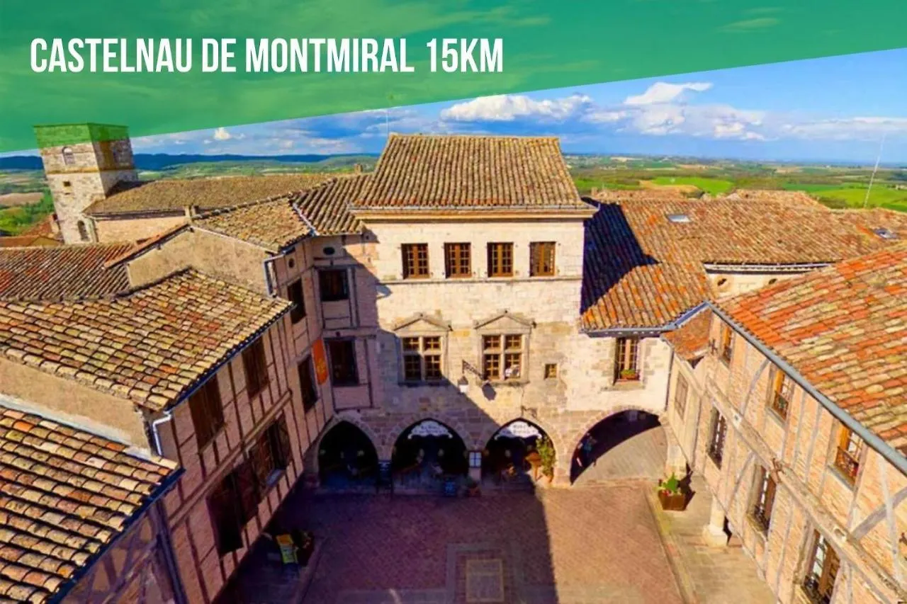 Le Grand Cottage Nature Bien-Etre du Tarn entre Toulouse et Albi Peyrole Hébergement de vacances